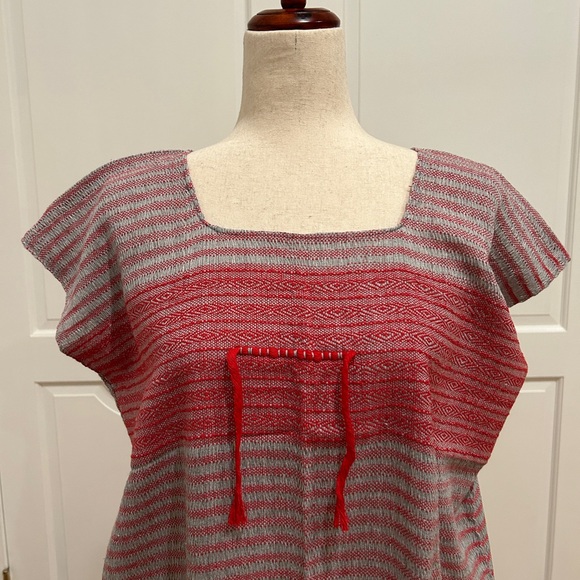 Pedal loom Mexican Dress! Summer Dress! Huipil style! - Picture 3 of 8